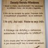 Tabliczka do garażu.